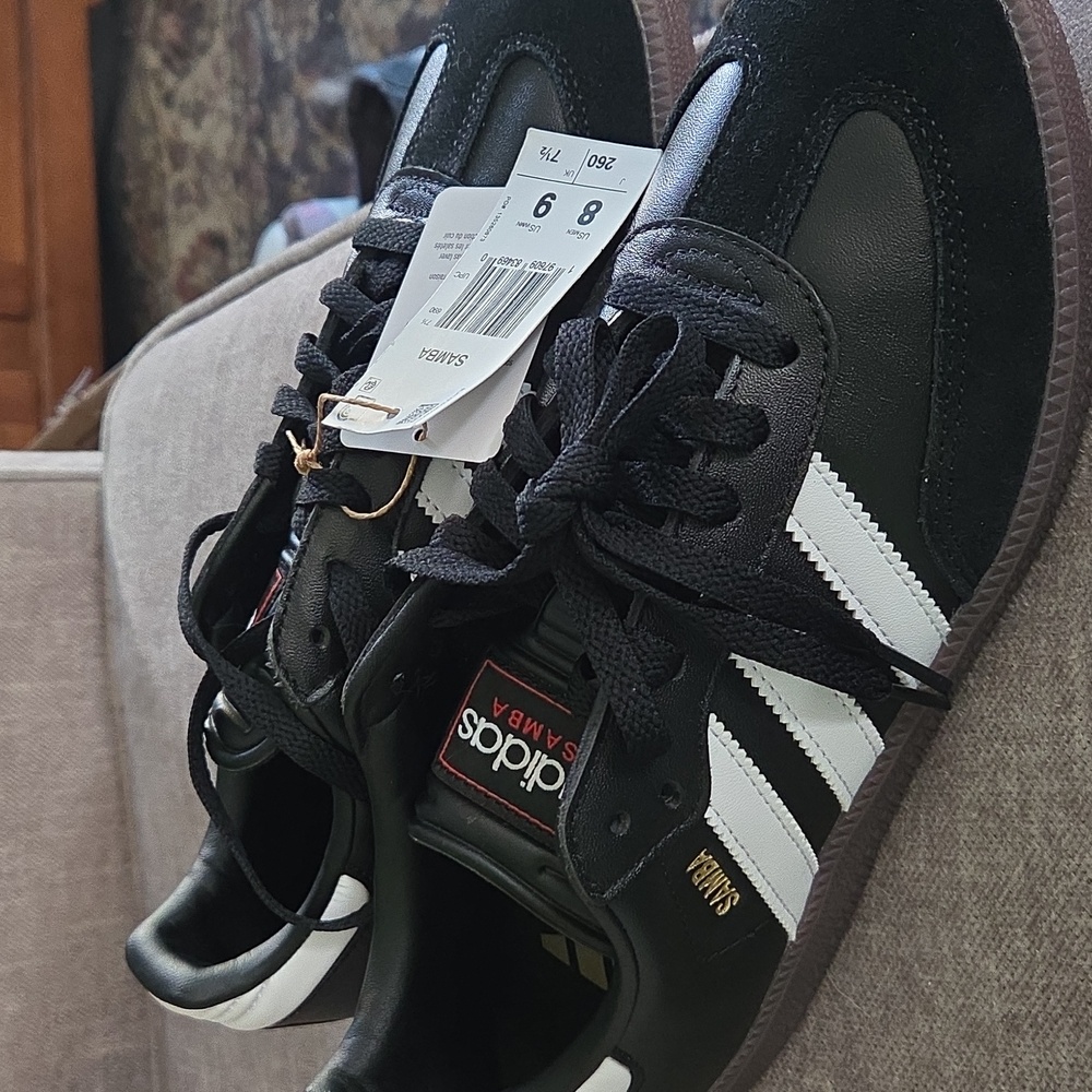 Adidas Samba Black White Sneakers